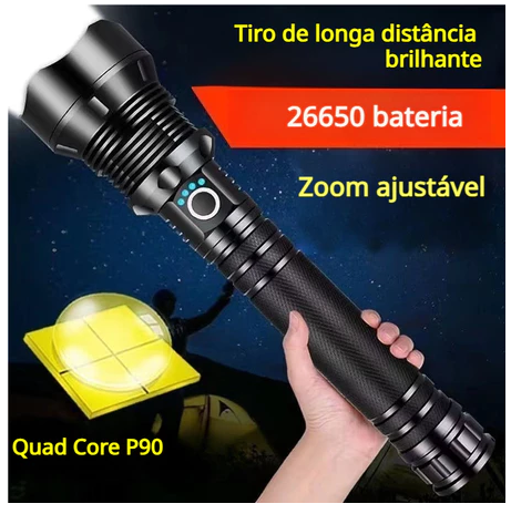 LumenX Pro™ - Lanterna Tática Super Potente