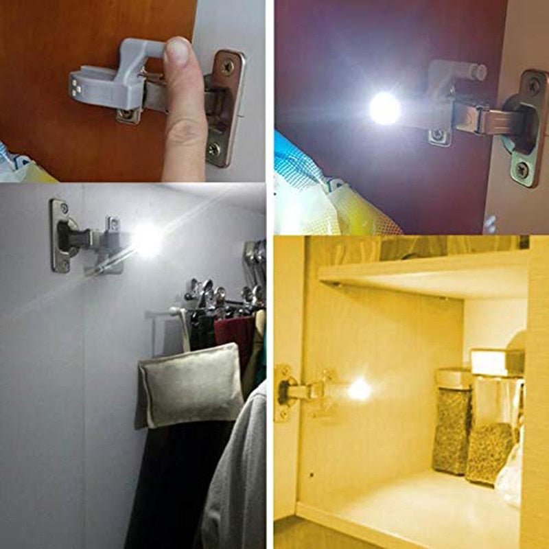 Dobradiça LED - Sensor Inteligente com Luz Led para Dobradiças