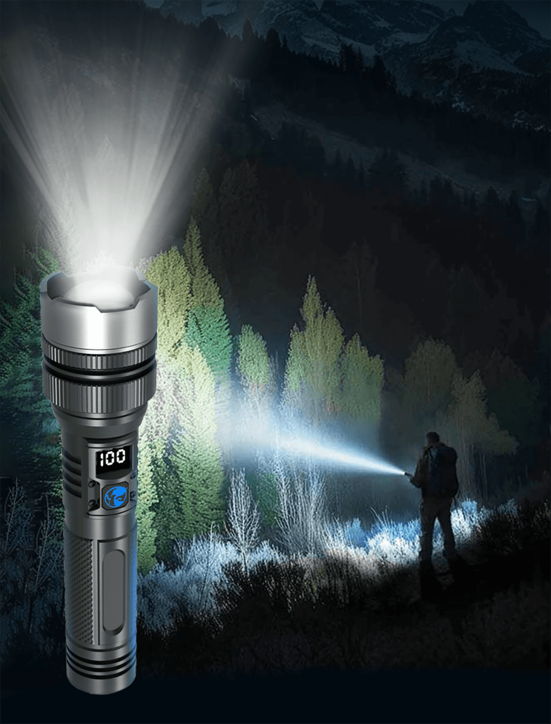 LumenX Pro™ - Lanterna Tática Super Potente