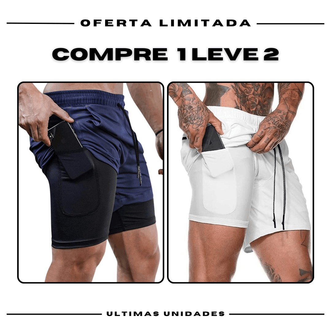 Bermudas Academia Masculinas ProFit [1 unidade]