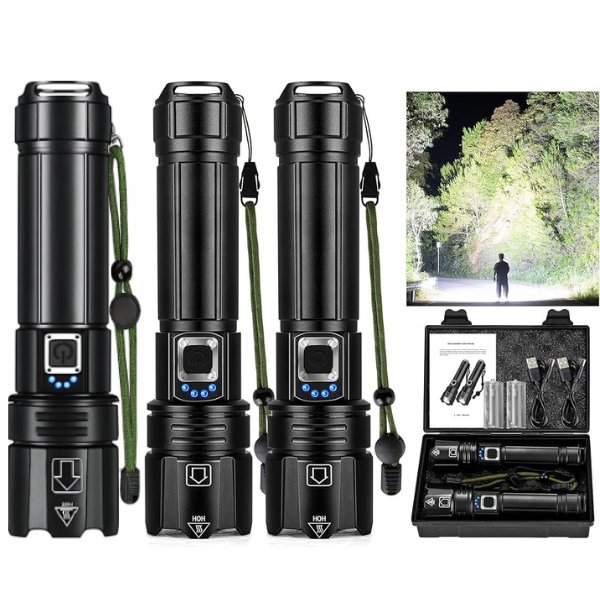 LumenX Pro™ - Lanterna Tática Super Potente