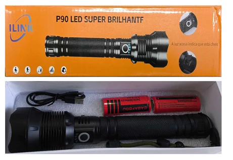 LumenX Pro™ - Lanterna Tática Super Potente