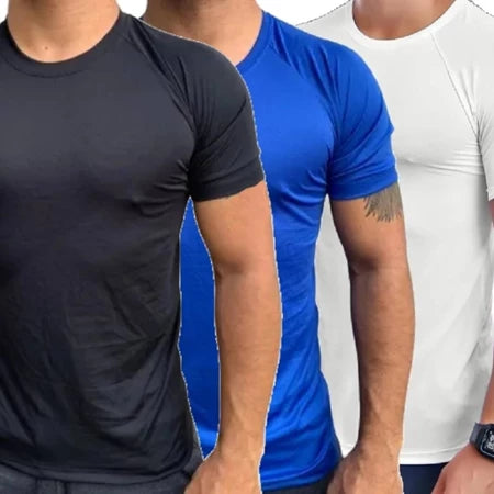 Kit 3 Camisas Dryfit Anti Odor [PAGUE 02 LEVE 03]